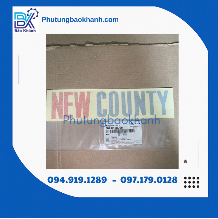 Chữ NEW COUNTY