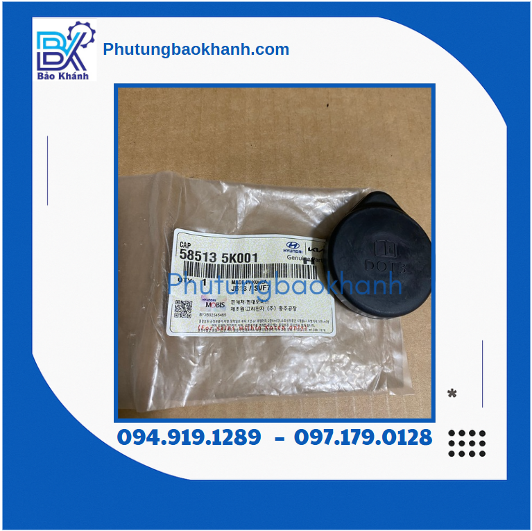 Nắp bình dầu phanh county, mighty, HD ( 58513 5K001 )