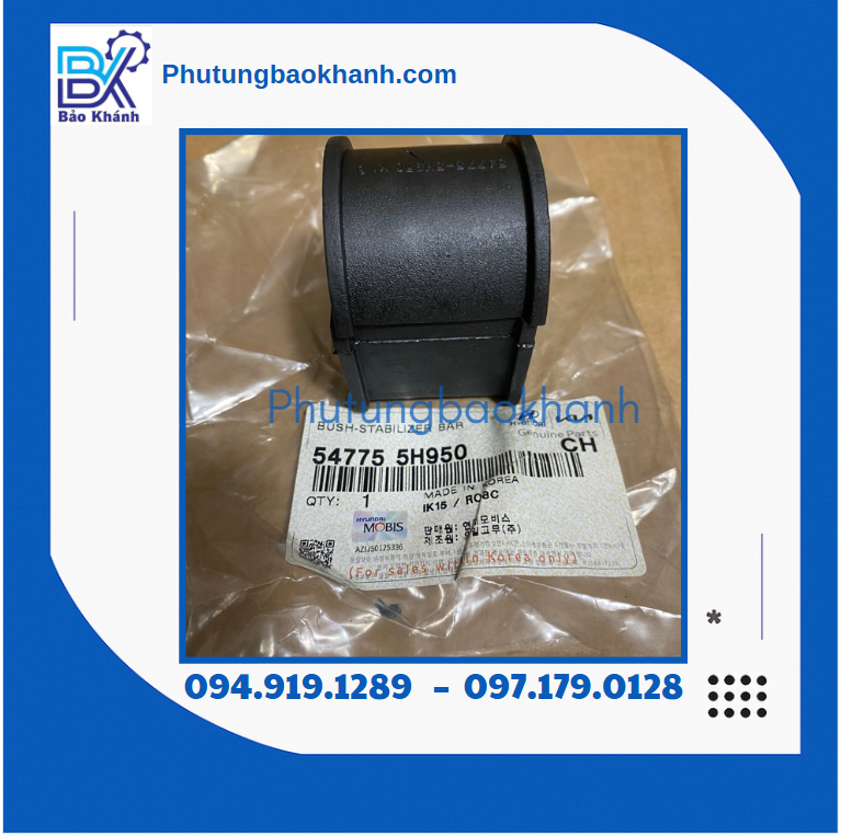 Cao su ốp cân bằng trước county ( 54775 5H950 )