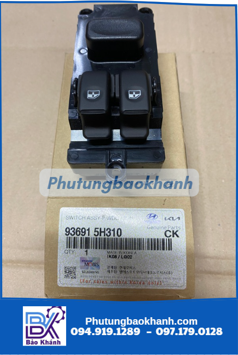 Công tắc lên kính mighty2 bên lái (93691 5H310)