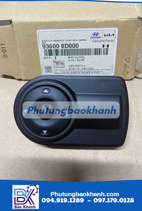 Công tắc chỉnh gương universe ( 93600 8D000)