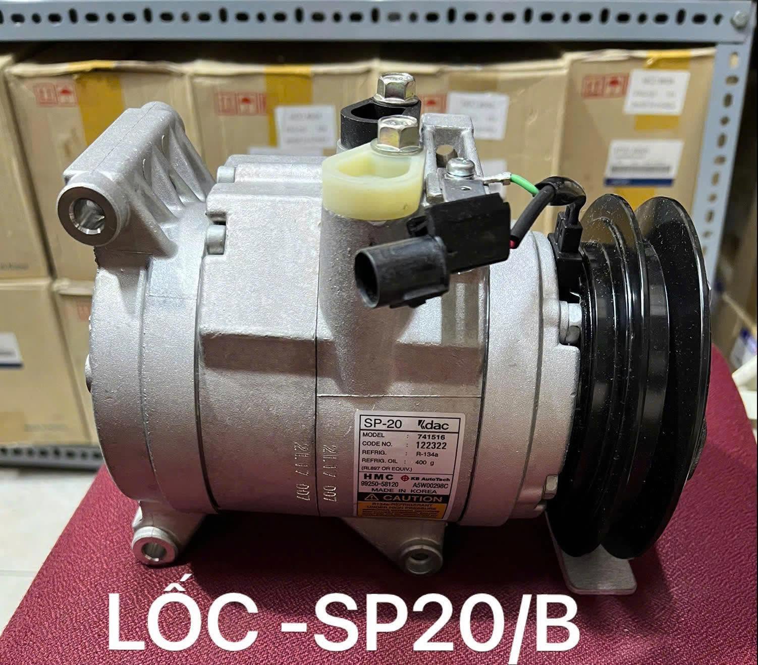 LỐC ĐIỀU HÒA 20 XE KHÁCH HÀN QUỐC BẢN B